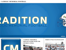Tablet Screenshot of cmhfootball.com
